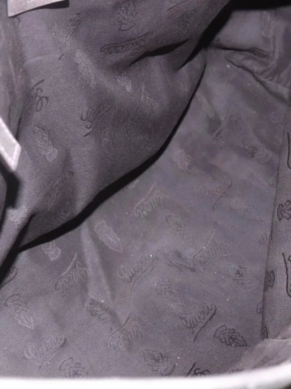 GUCCI GG implementation Tote Bag PVC Silver 211137 Auth BA9306 - Picture 10 of 16